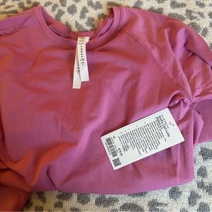 Lululemon Swiftly Tech long Sleeve Pink size 14 NWT